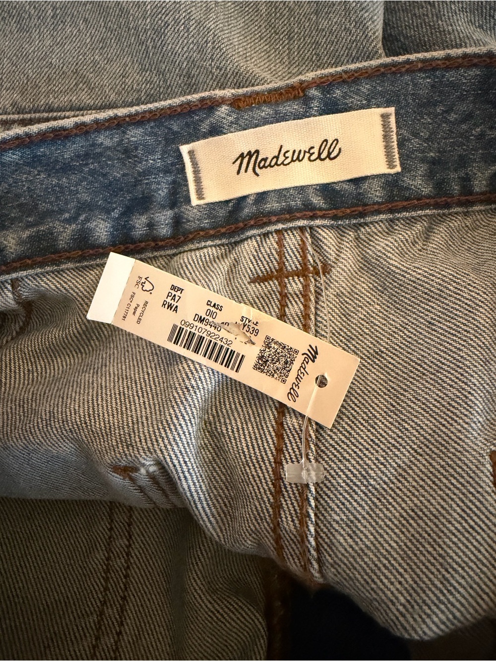 MADEWELL SIZE 26P The Balloon Jean NY539 $148 - Picture 7 of 8